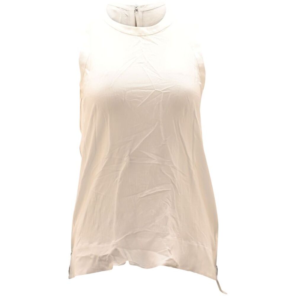 Helmut Lang Tank Top in White Rayon